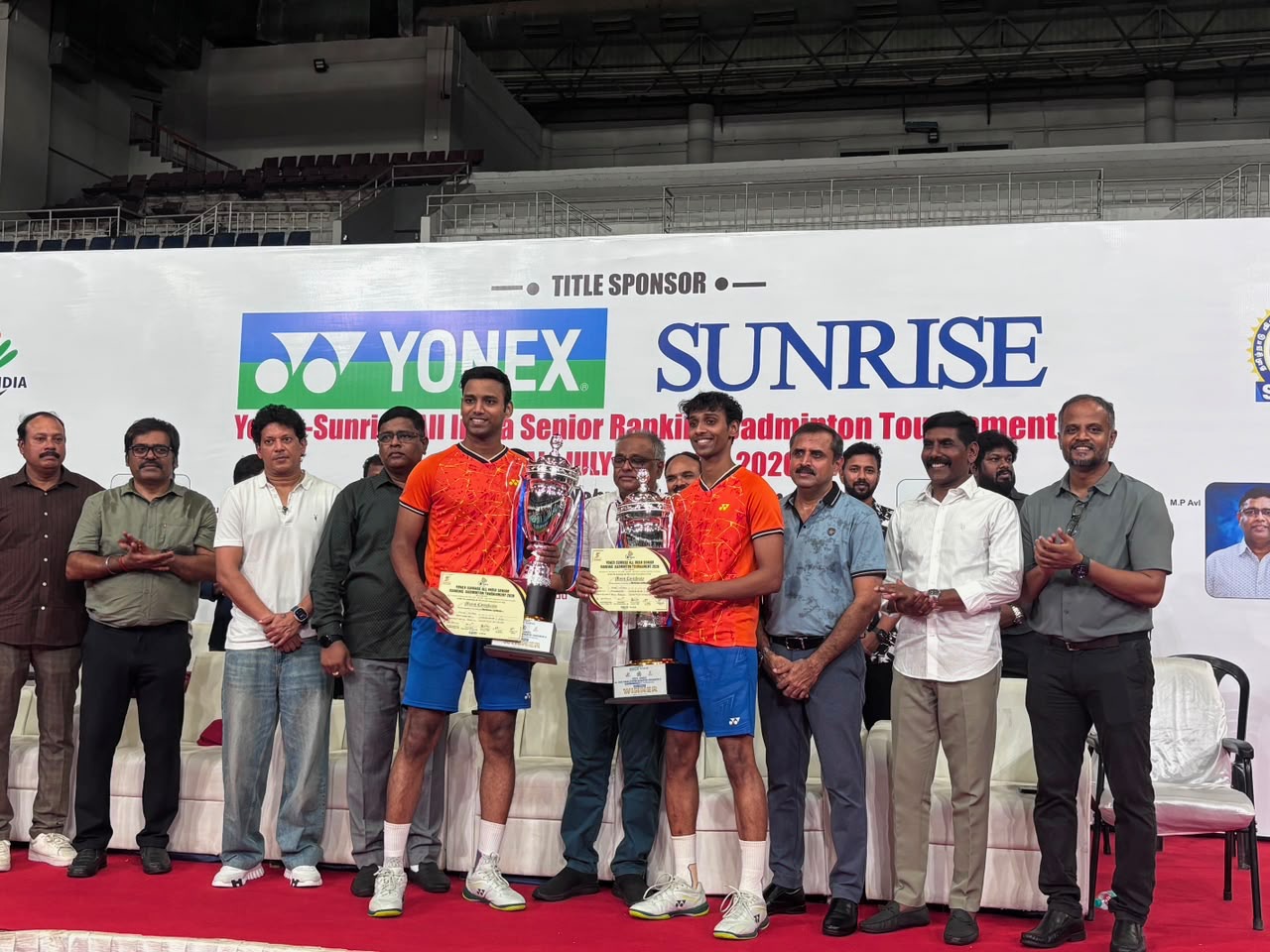 All India senior ranking gold for Viplav and Viraj